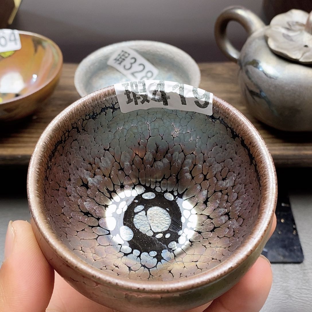 茶盏微瑕建盏主人杯子