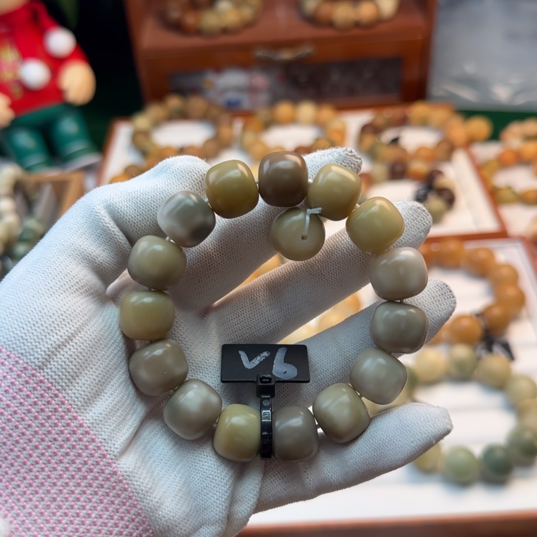 菩提根/象牙果手串卡15桶珠微瑕6