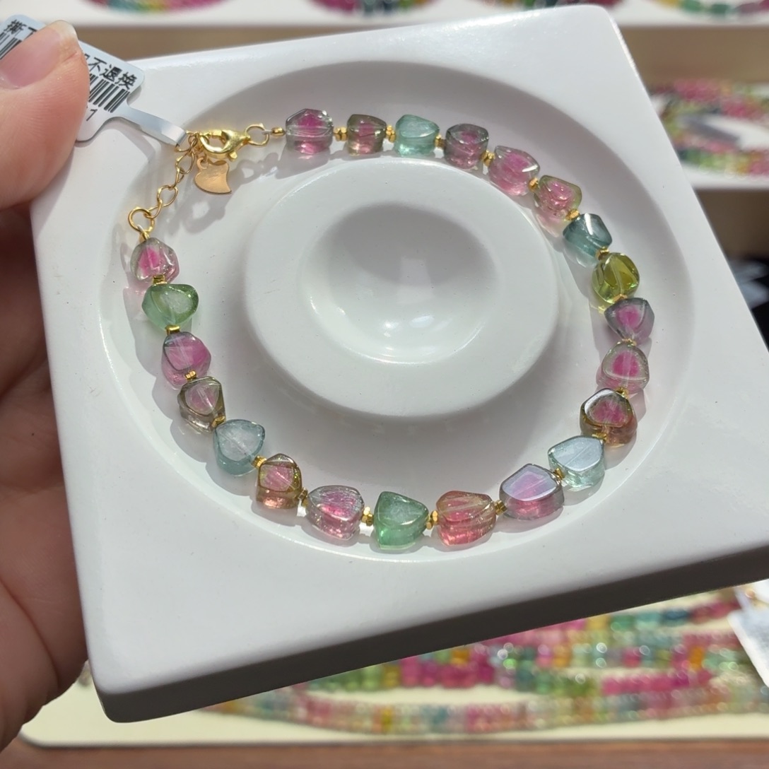 碧玺手串未镶嵌两天看货期