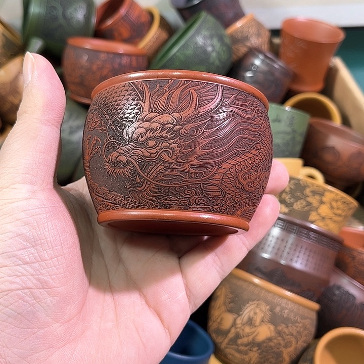 茶杯紫砂全手工紫砂主人杯