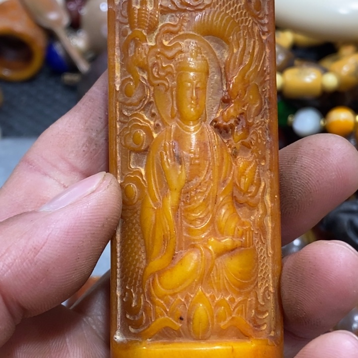 滴血莲花菩提吊坠