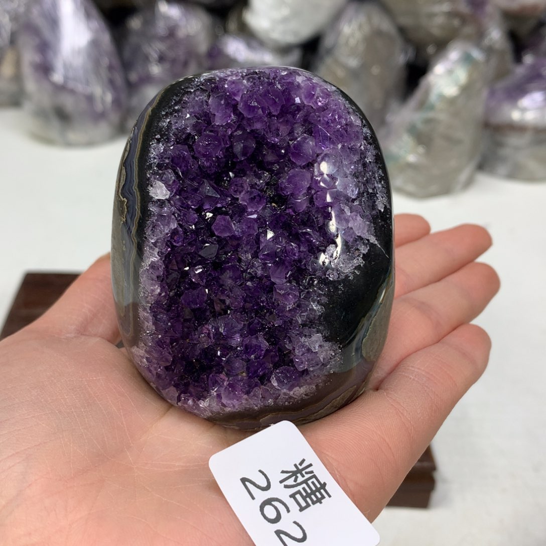 紫晶摆件未镶嵌水晶