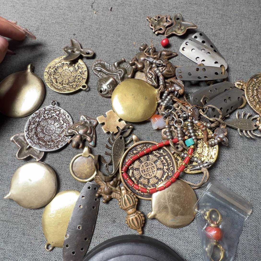 琉璃纯铜合金工艺品随机发货