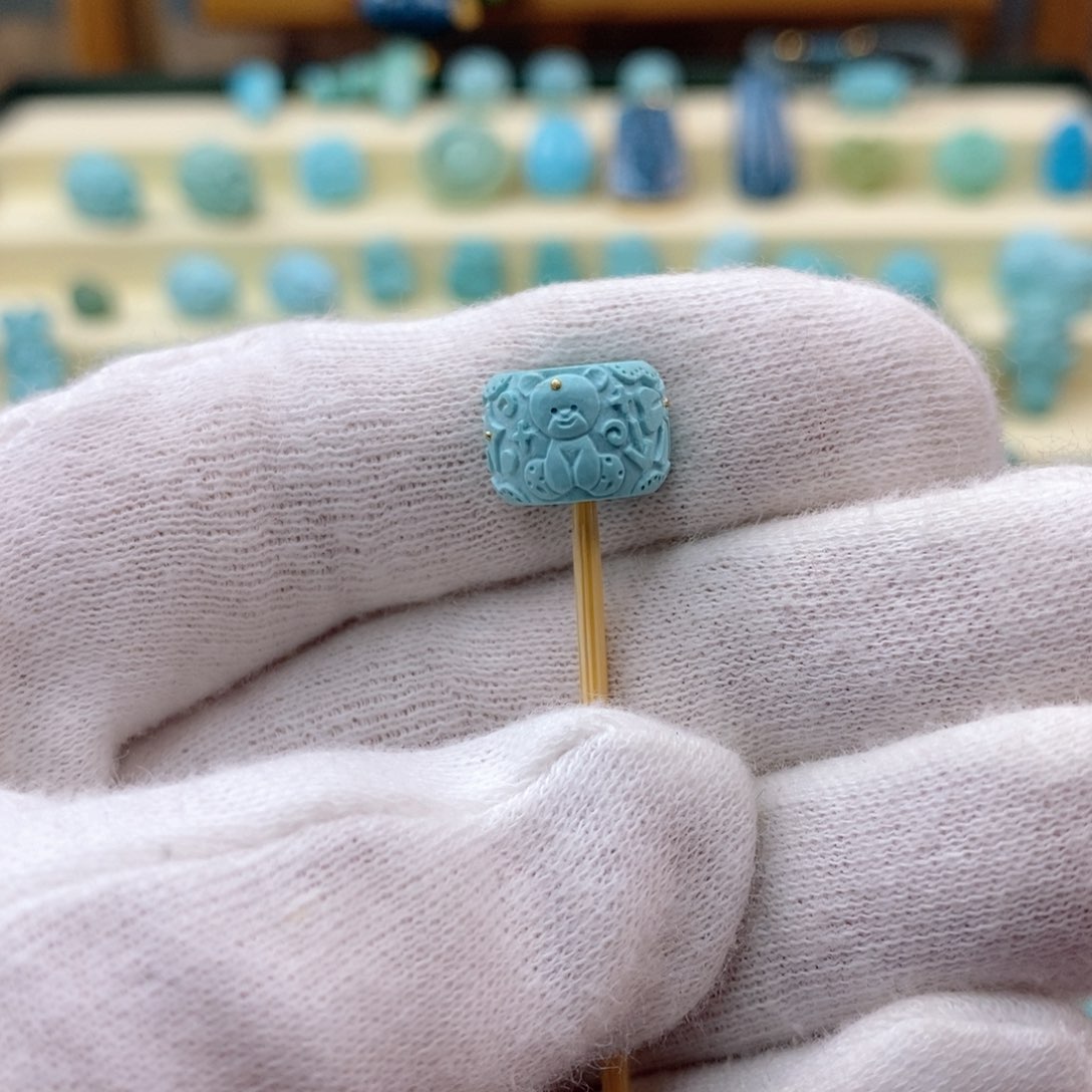 绿松石珠宝奇石未镶嵌