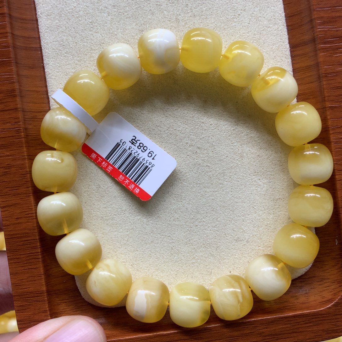 蜜蜡未镶嵌手链蜜蜡