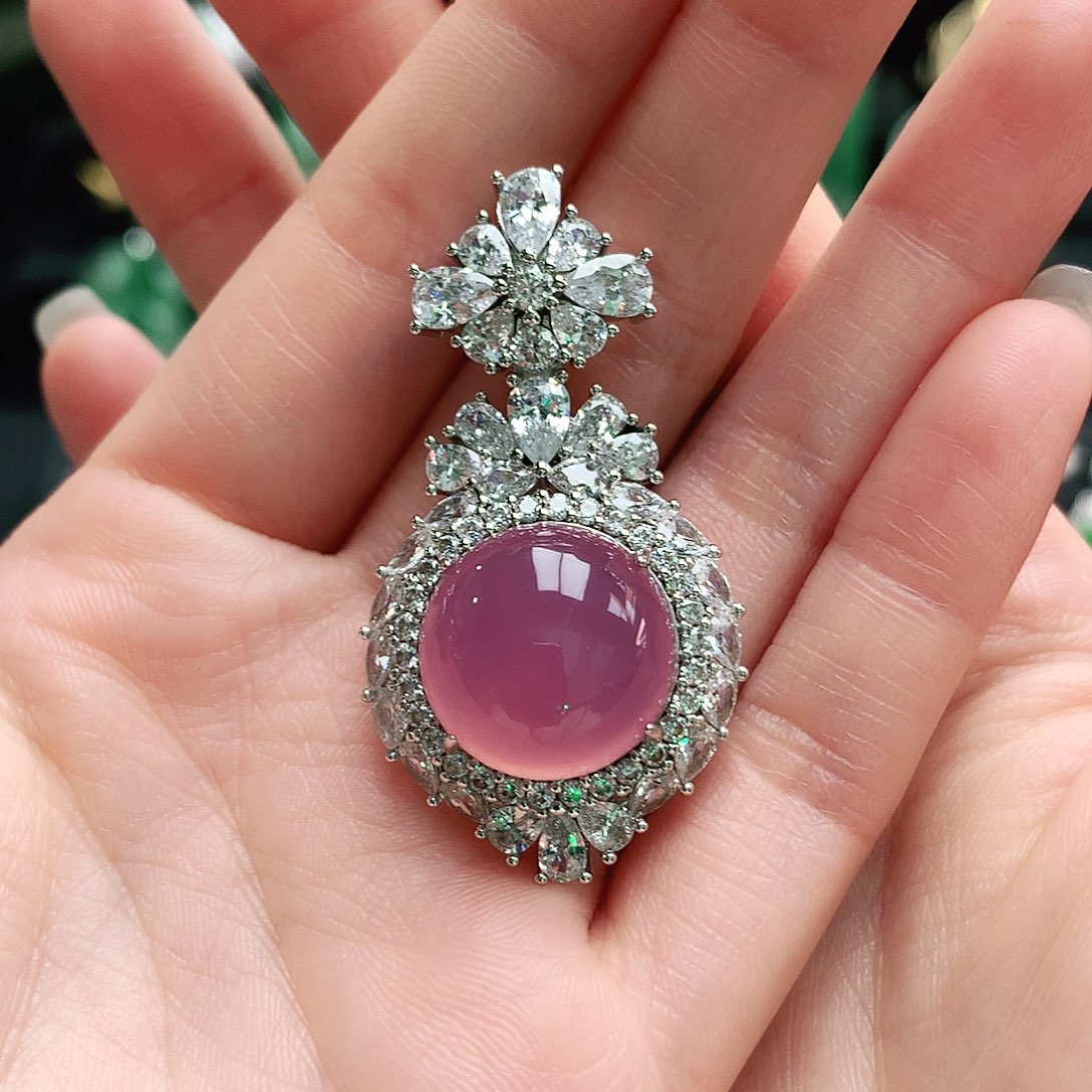 玛瑙/玉髓吊坠未镶嵌