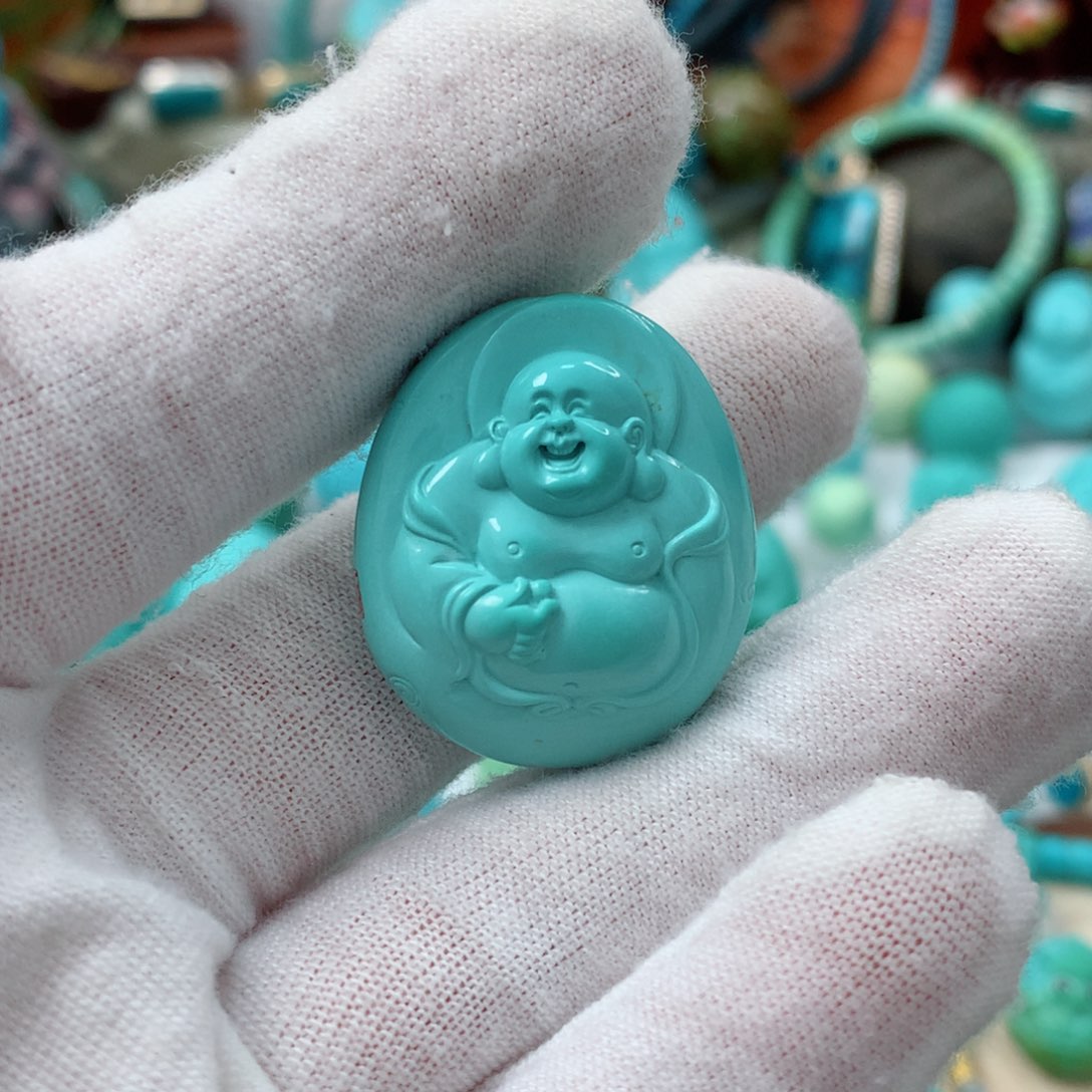 绿松石珠宝奇石未镶嵌