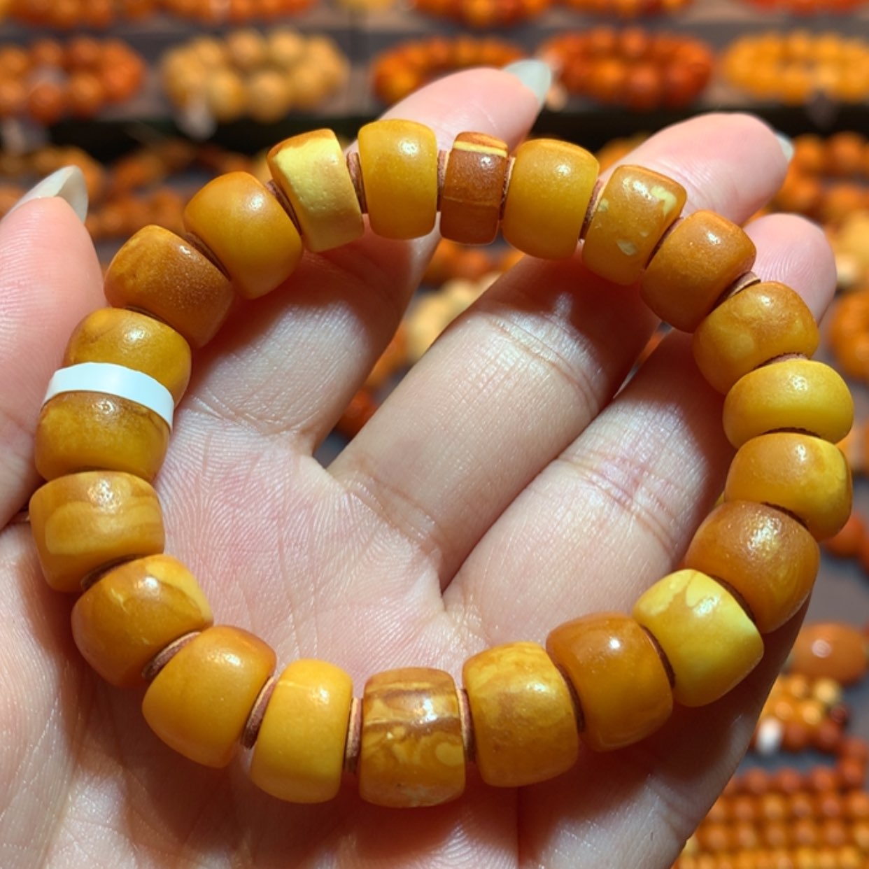 【闪购商品】手串蜜蜡未镶嵌蜜蜡手串