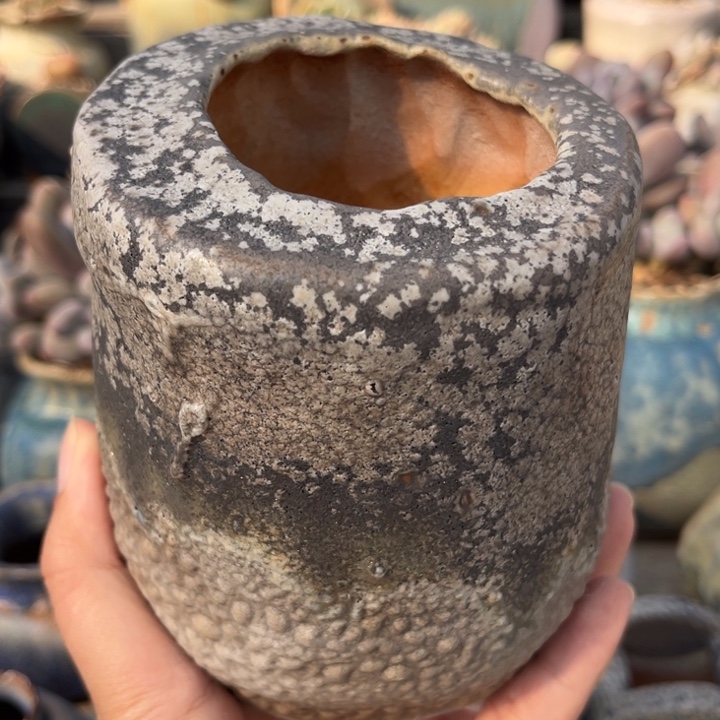 粗砂花盆1987盆新中式060