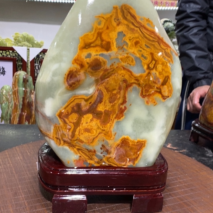 石材海**焰家居摆件 奇石摆件