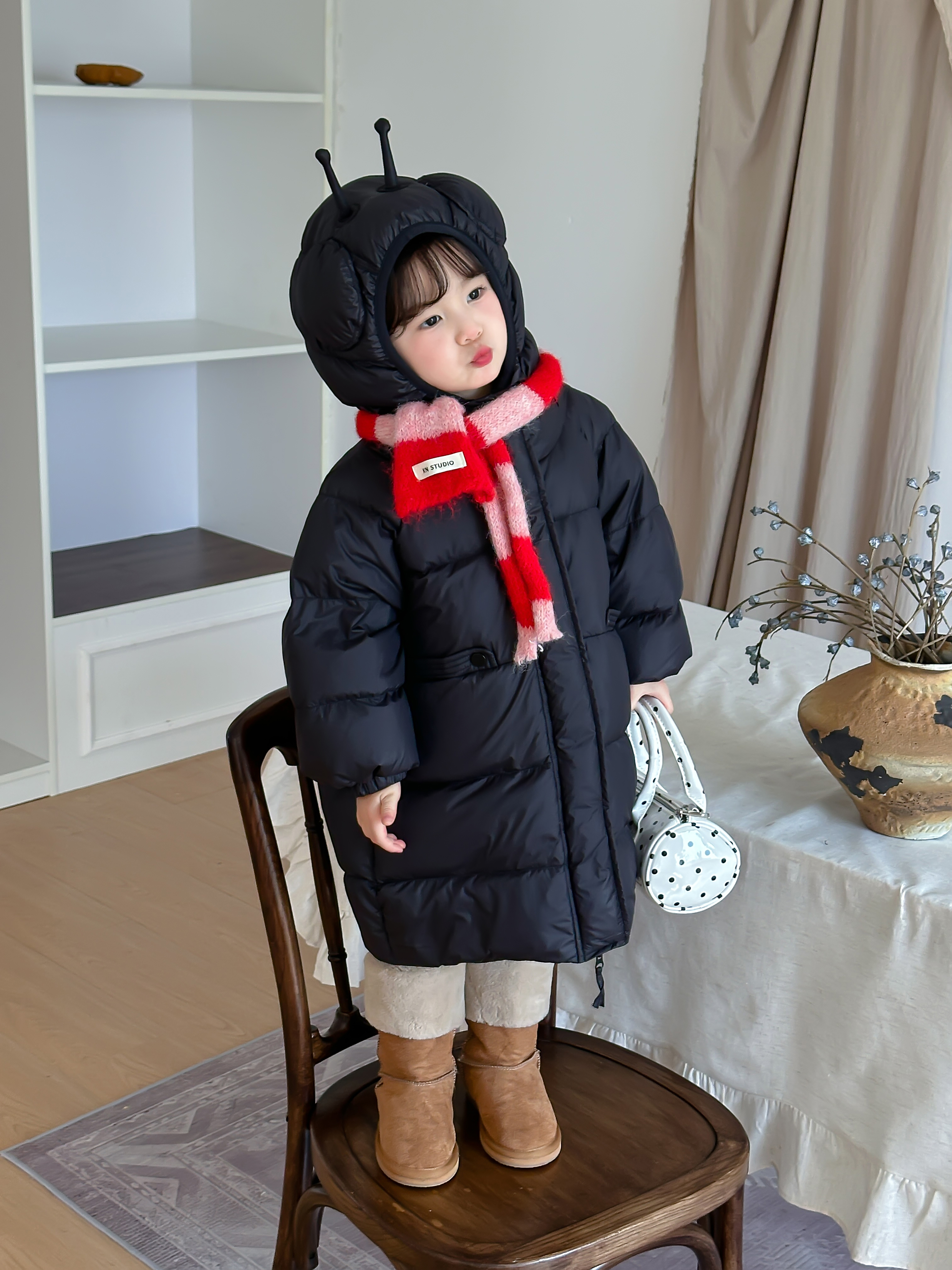 【男女同款羽绒服】2025冬上新女童童装保暖加厚中长款冬季极寒轻盈