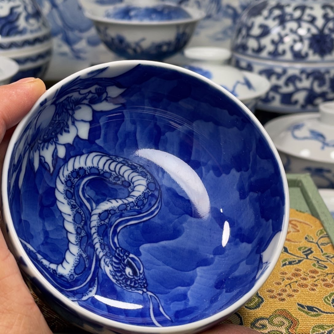 摆件景德镇陶瓷现代手工陶瓷茶具