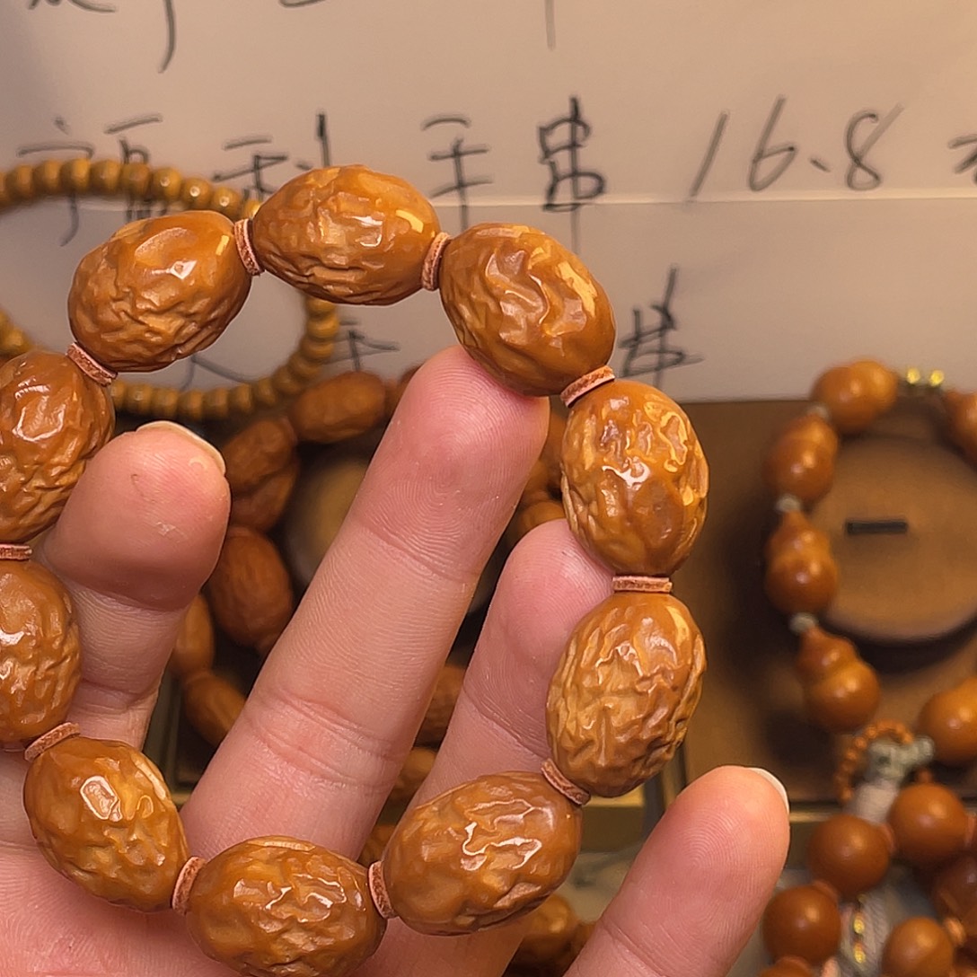 夏***雪橄榄核手串/手链1.6大枣
