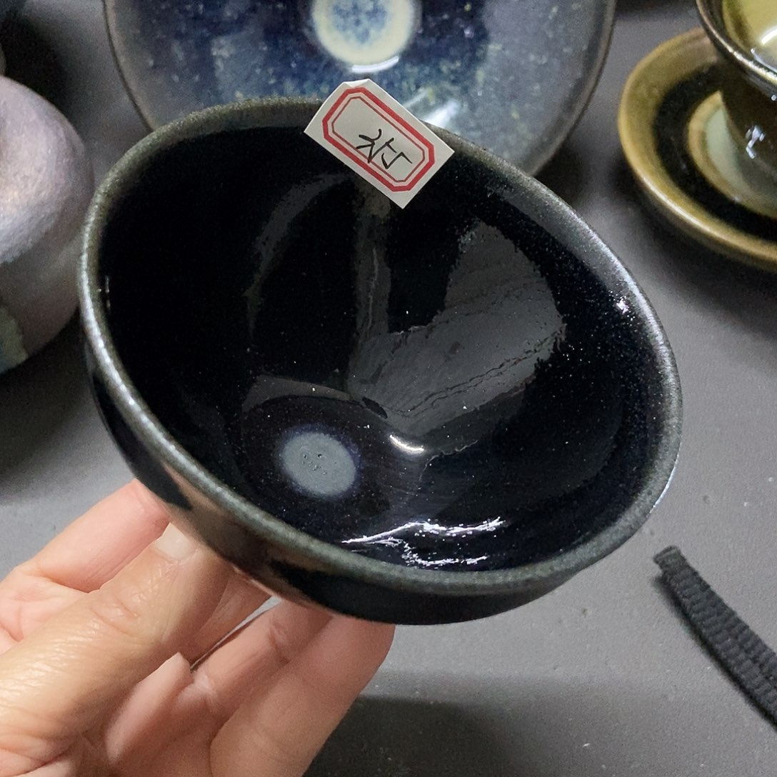 茶盏355 建窑建盏微瑕磨底