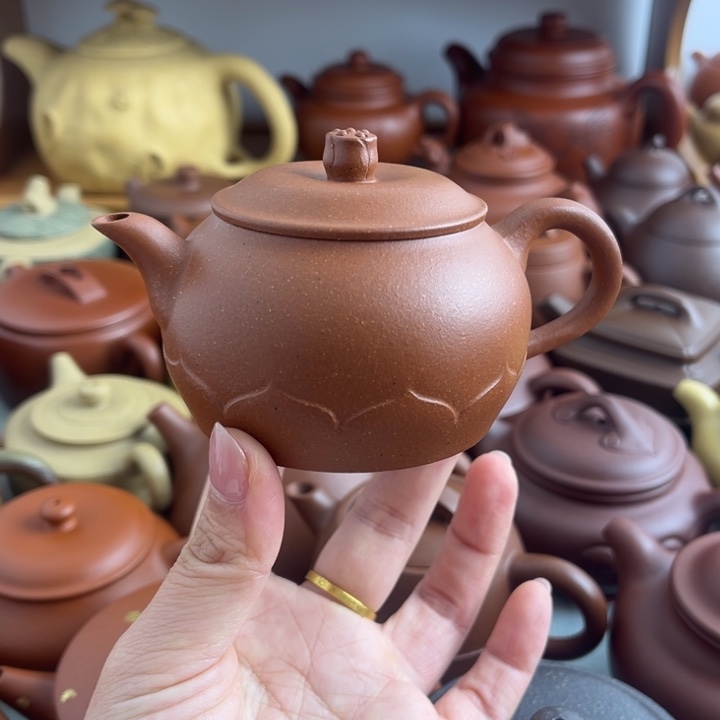 茶壶紫砂150cc降坡半手