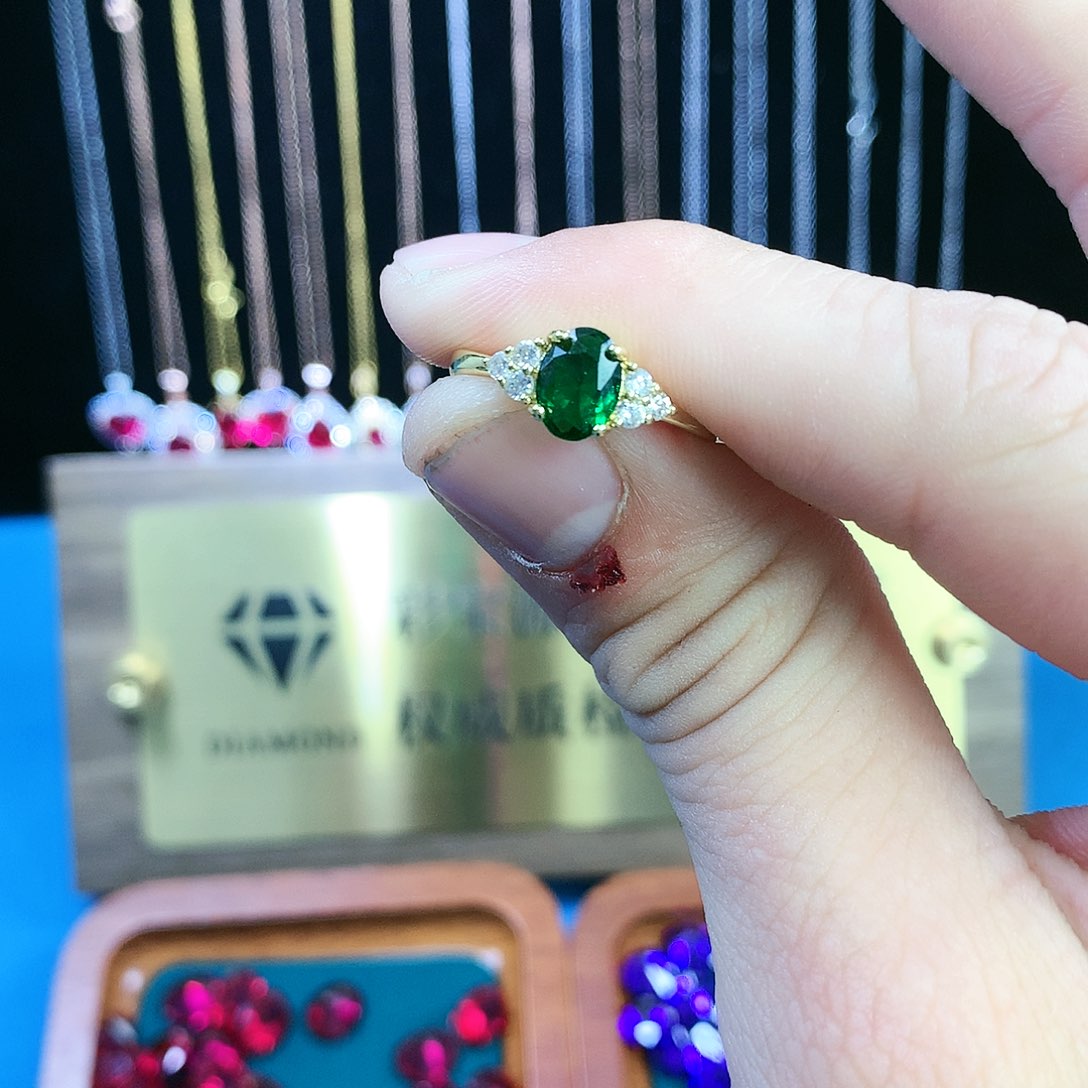 透辉石戒指合金22322222