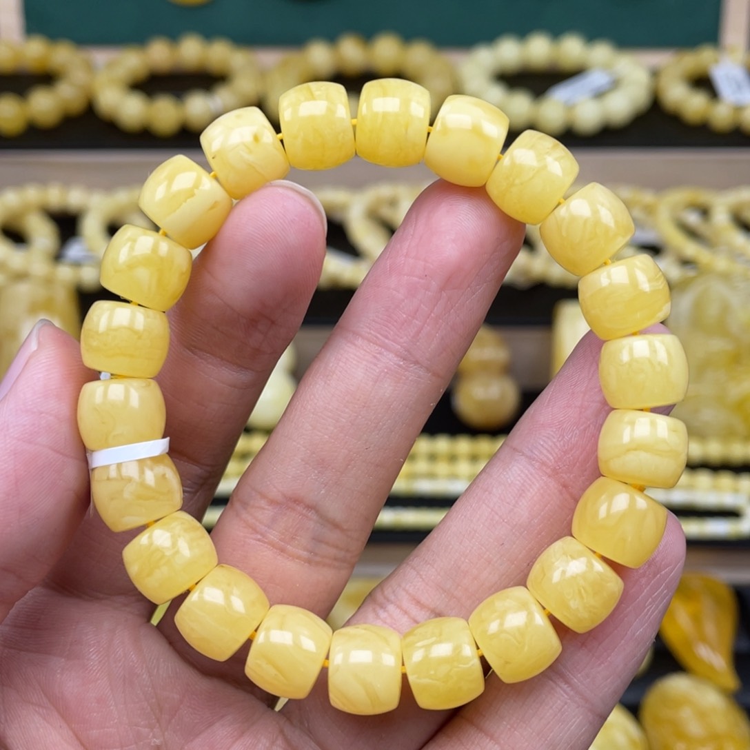 琥珀裸石未镶嵌琥珀蜜蜡