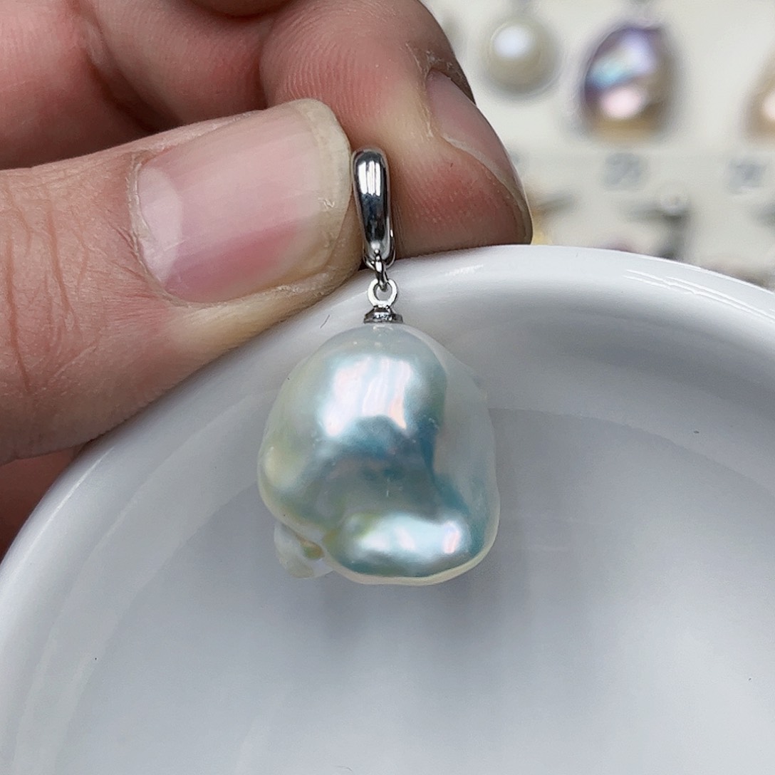 淡水珍珠吊坠(不含链)未镶嵌13