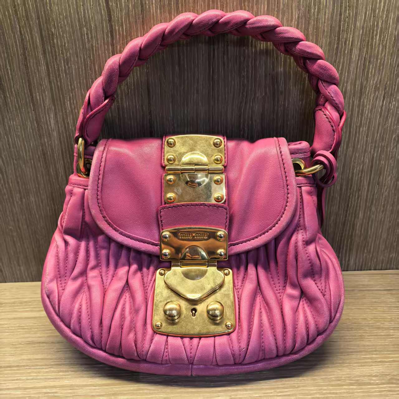 95新 MIU MIU/缪缪 乱乱子中古/女士/手提包/93643