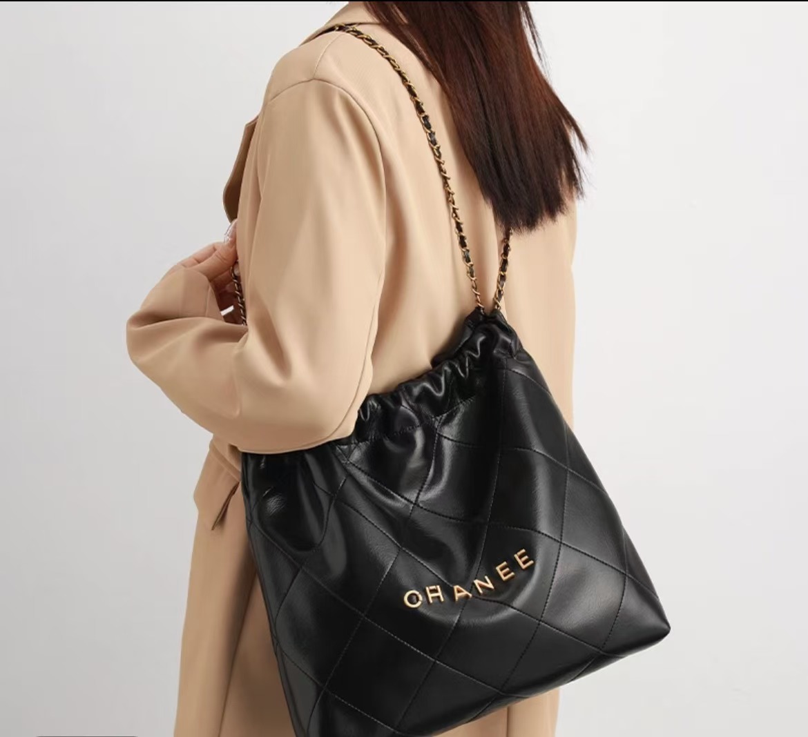 SENNA LUCIAN轻奢时尚复古小众简约腋下单肩斜跨包编号<201-250>