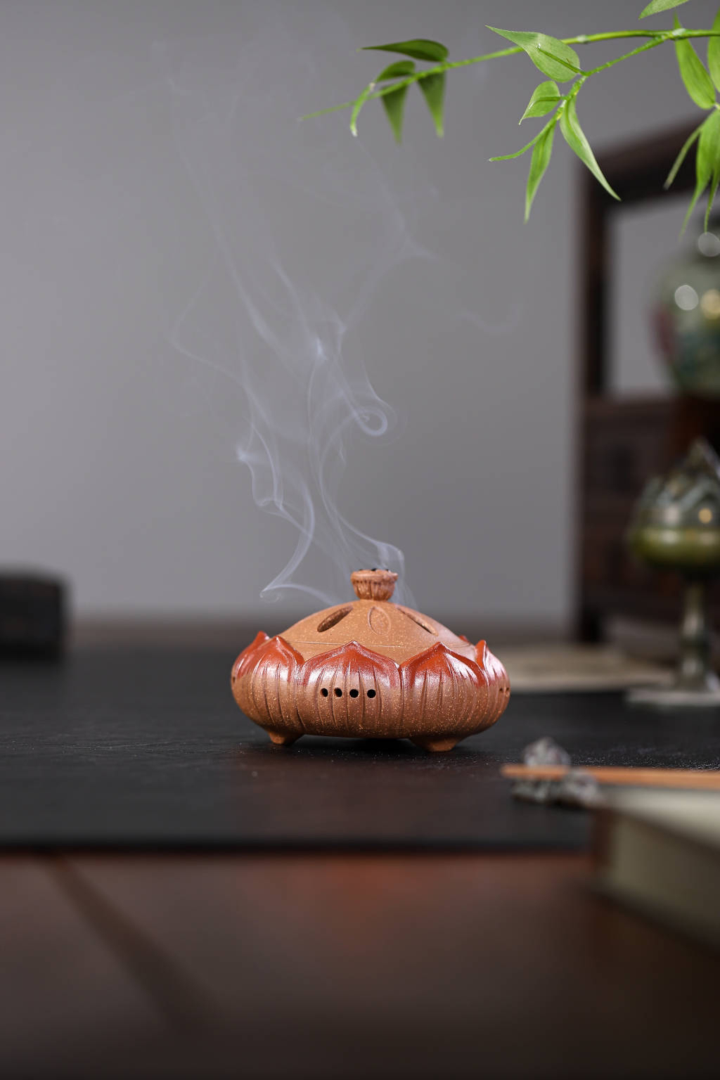 宜兴紫砂茶宠香炉精品可养中式招财茶桌摆件茶具配件茶玩雕塑