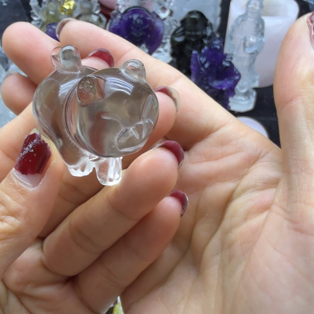 龙***涛未镶嵌珠宝半成品水晶