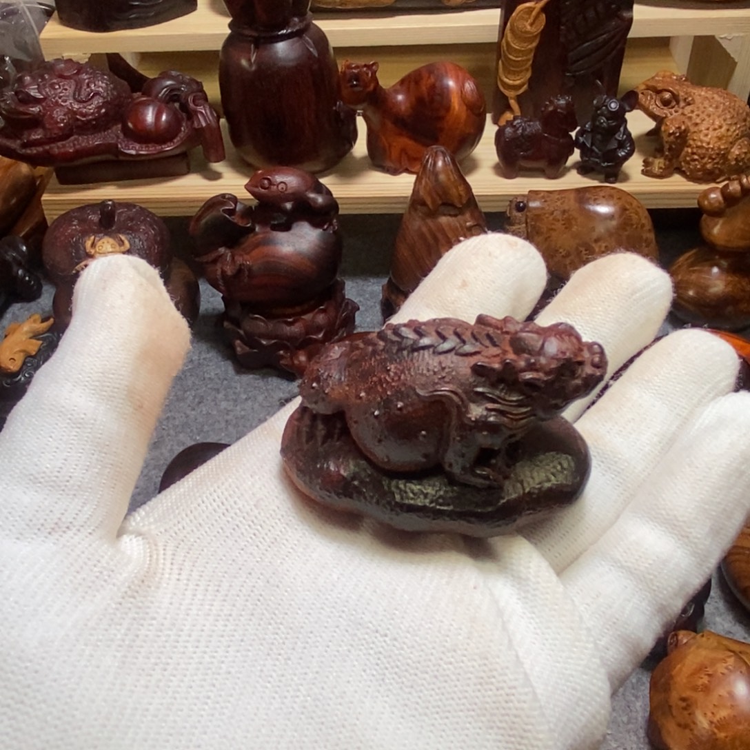 A***翔手串/手链小叶紫檀小叶紫檀金蟾