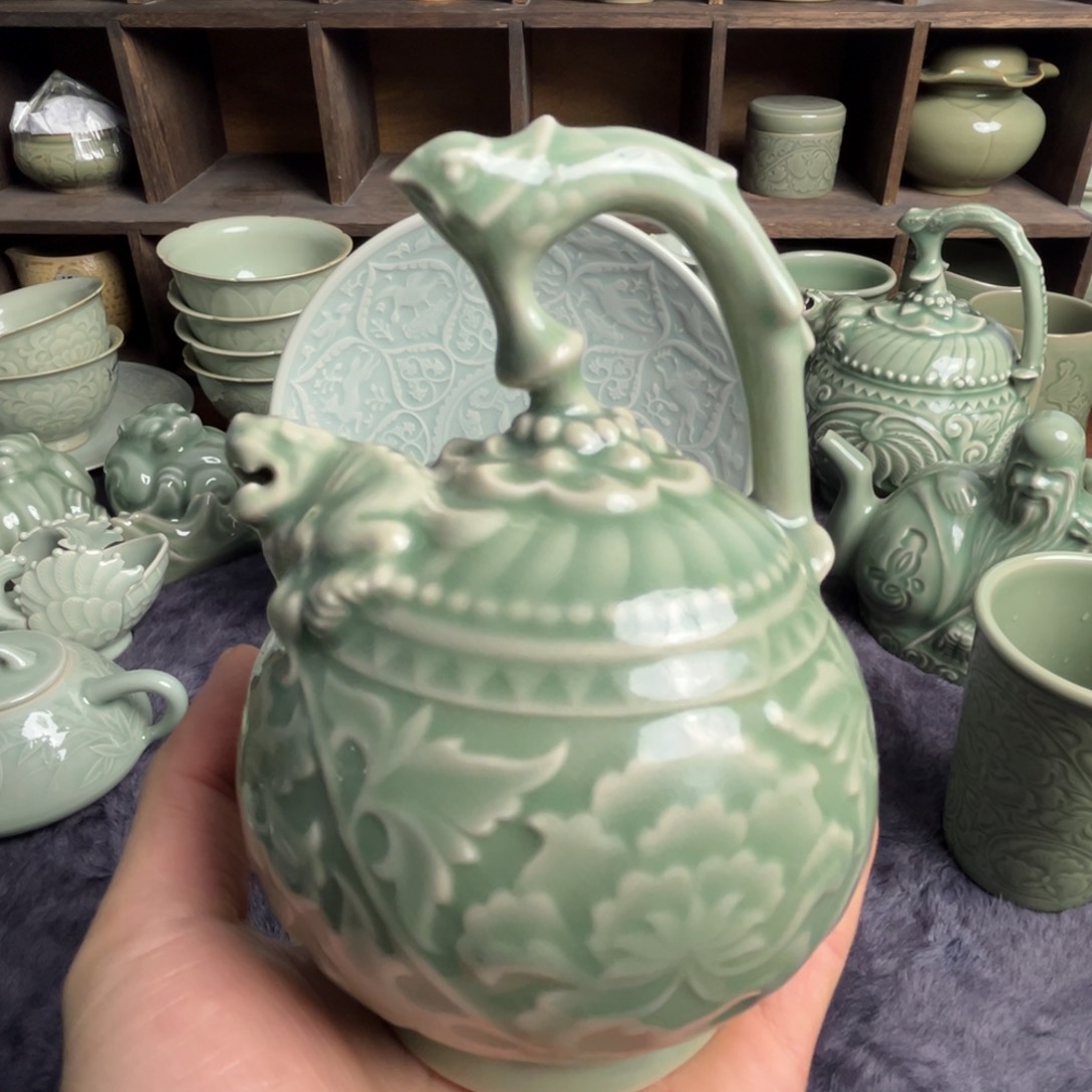 瓷微瑕小号倒流壶特价