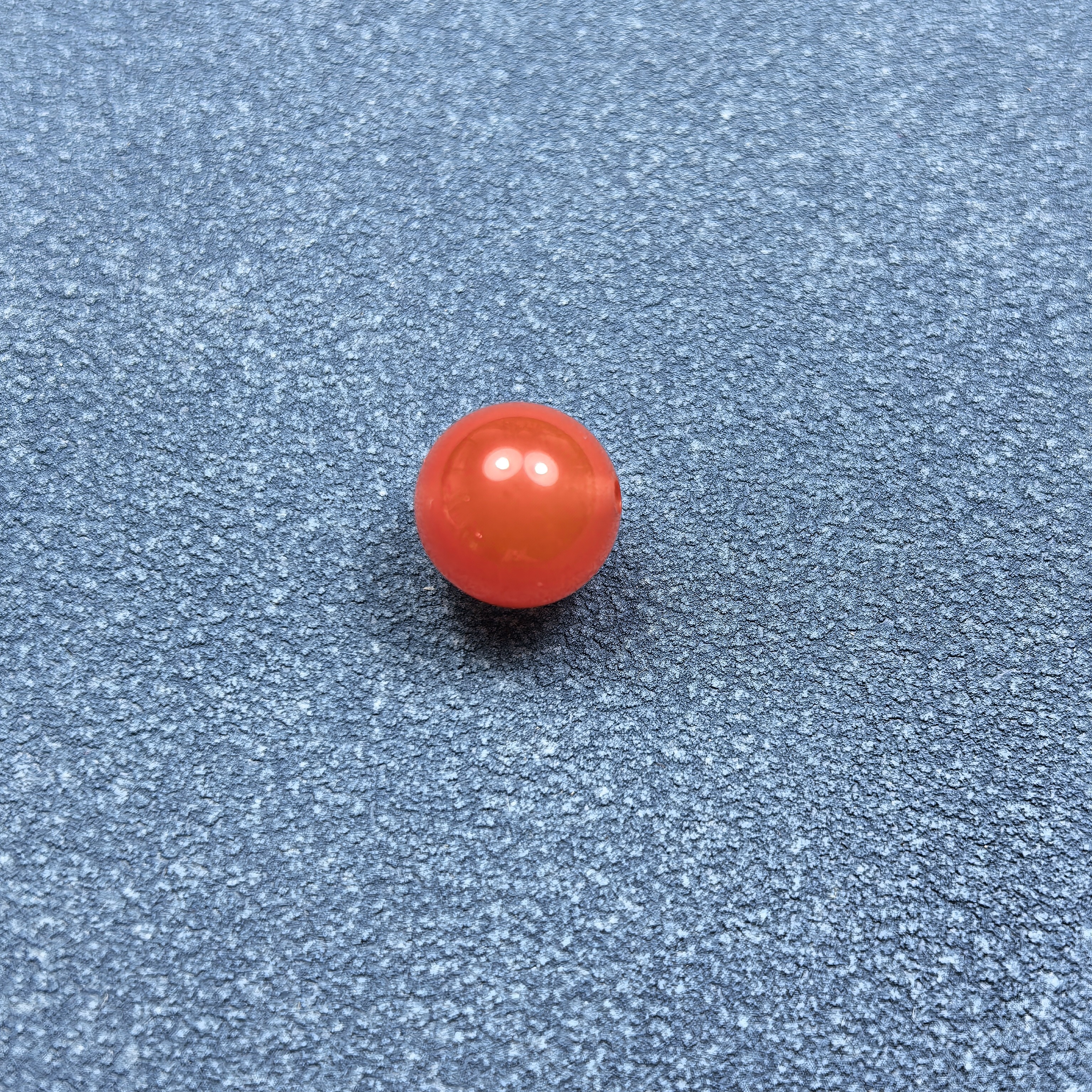 凉山南红玛瑙吊坠单珠直径3MM
