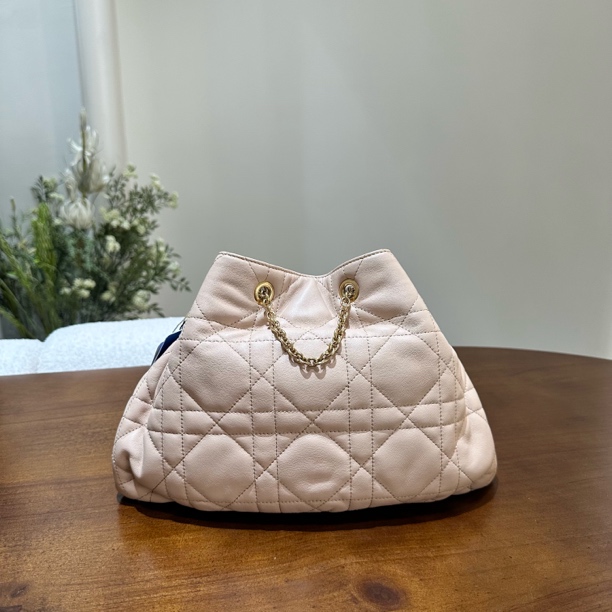 99新 DIOR/迪奥 Dior中号裸色ammi金球福袋 