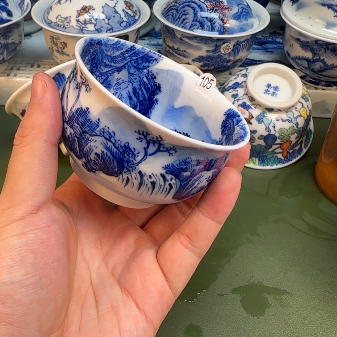 彦祖纯手工手绘茶具105