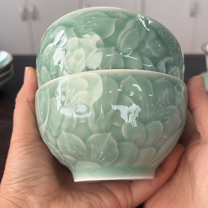 云间青瓷龙泉小米茶器