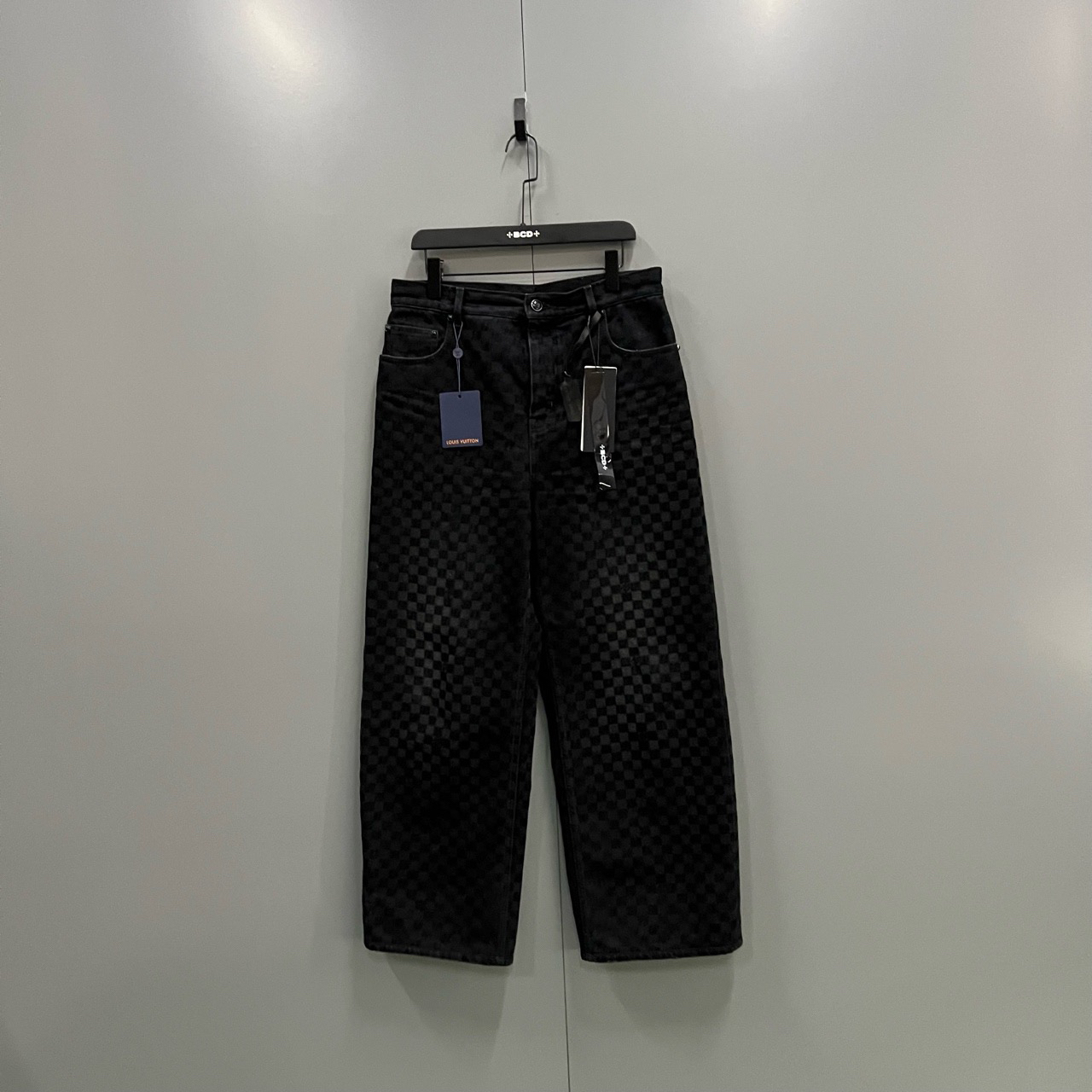 95新 LouisVuitton/路易威登 （ll）植绒长裤30码/全新101741裤长改