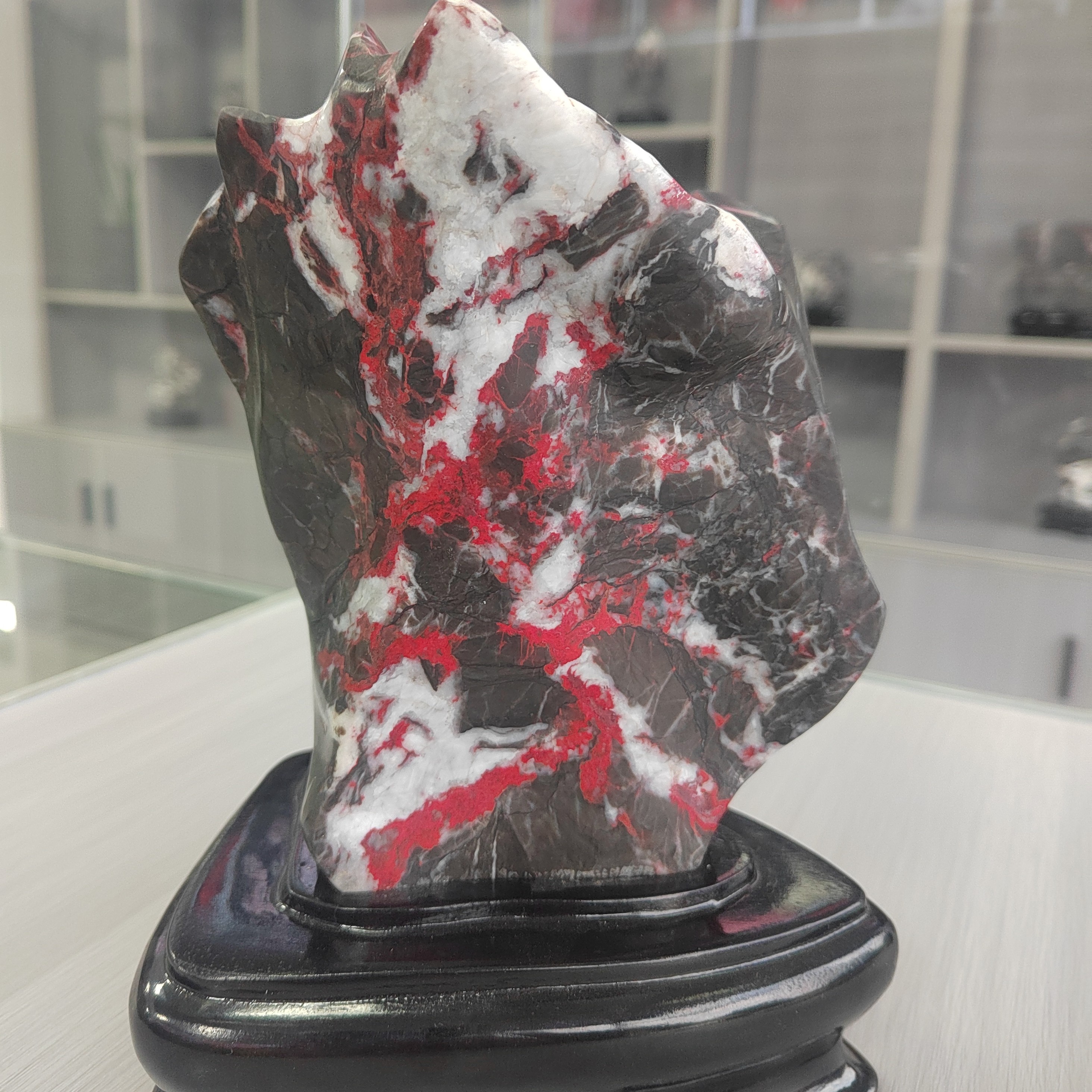 天然辰砂纯天然原石摆件(直播间拍链接)