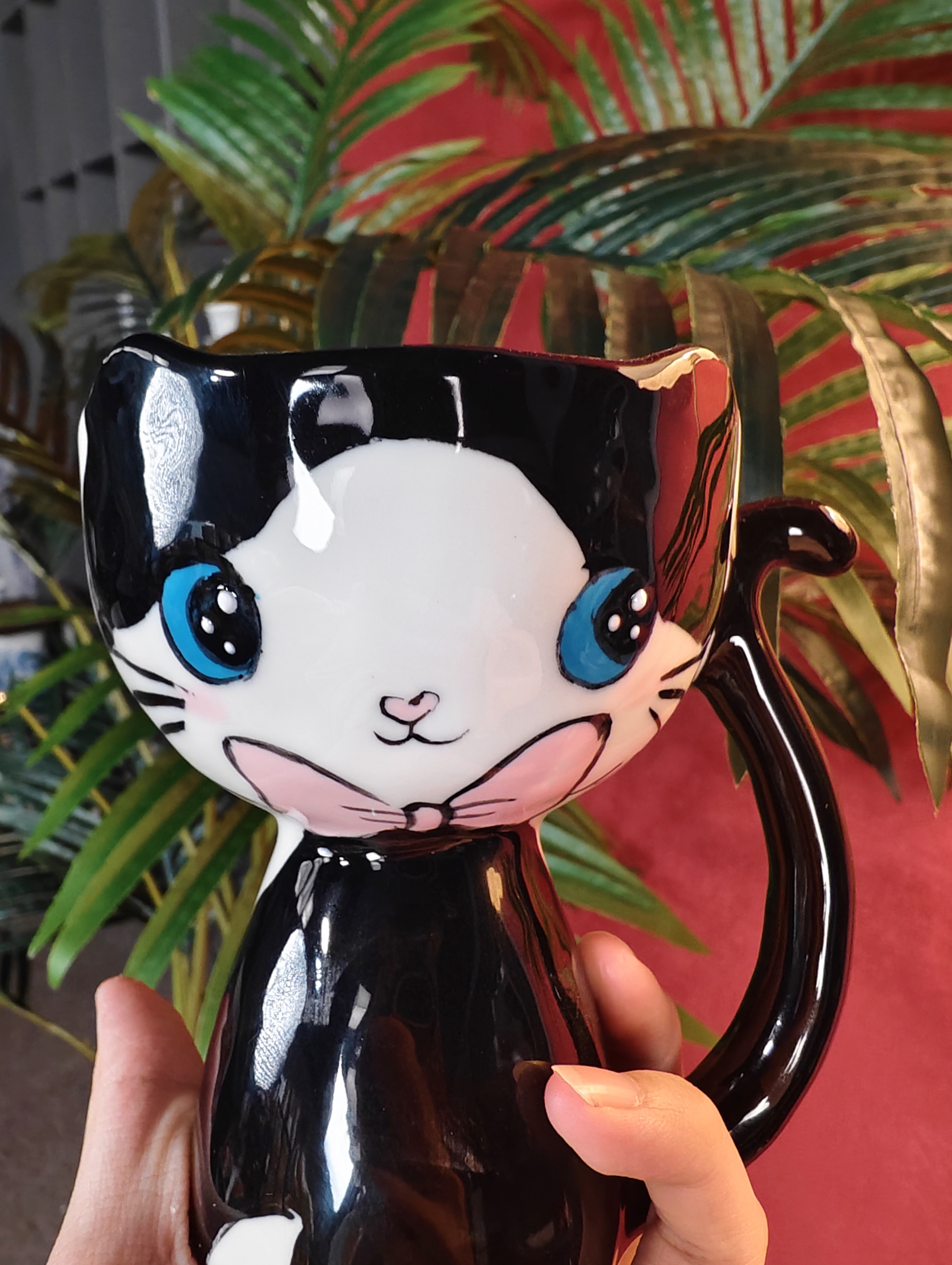 小猫杯子创意陶瓷