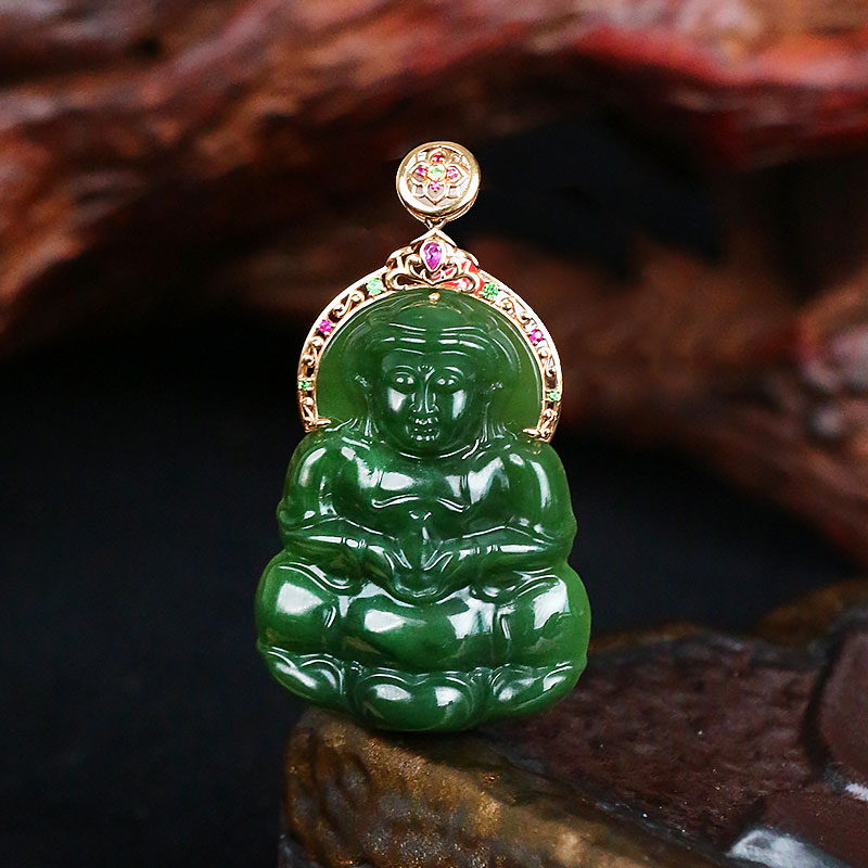 和田玉观音吊坠【8060AX】