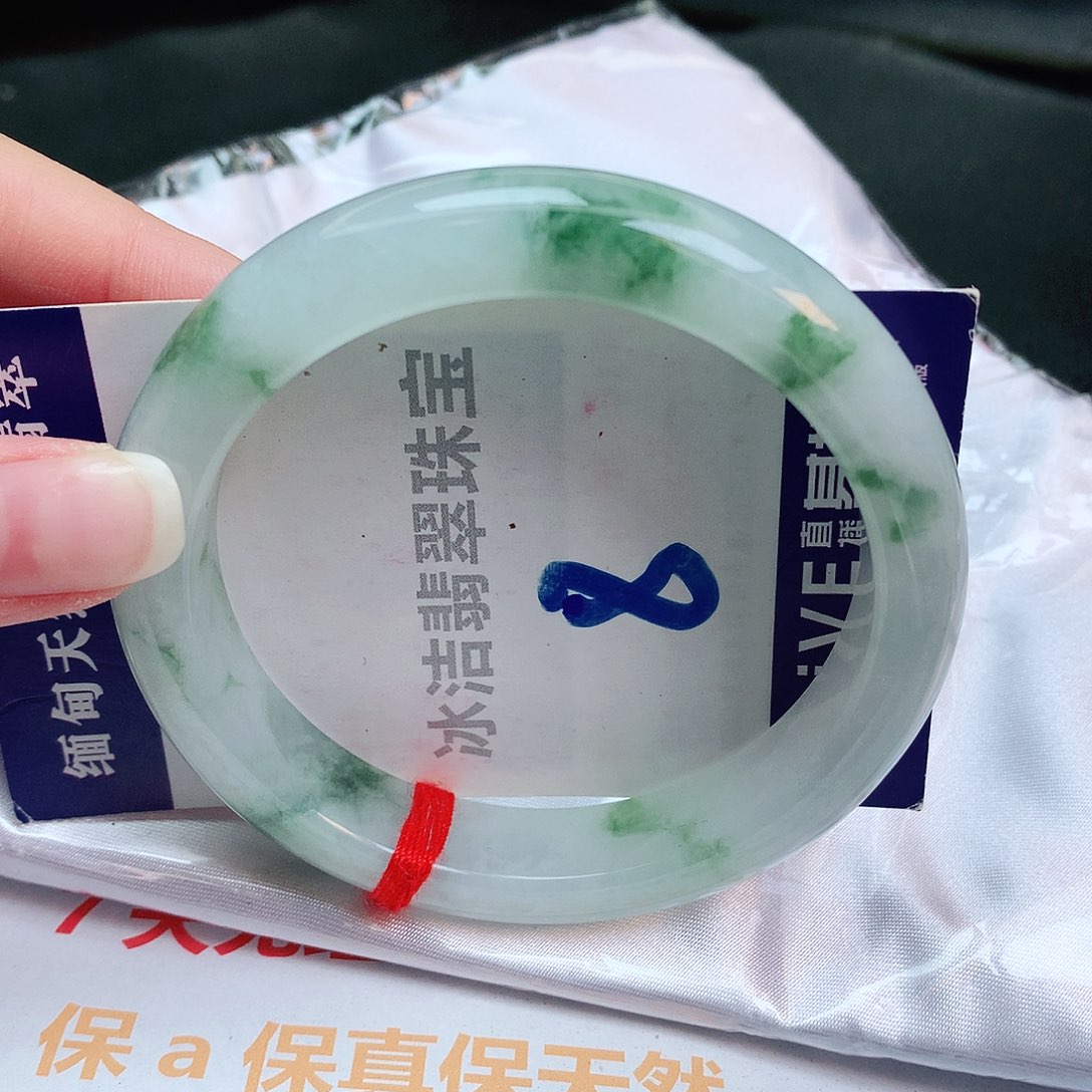 翡翠手镯未镶嵌缅甸天然a货翡翠手镯