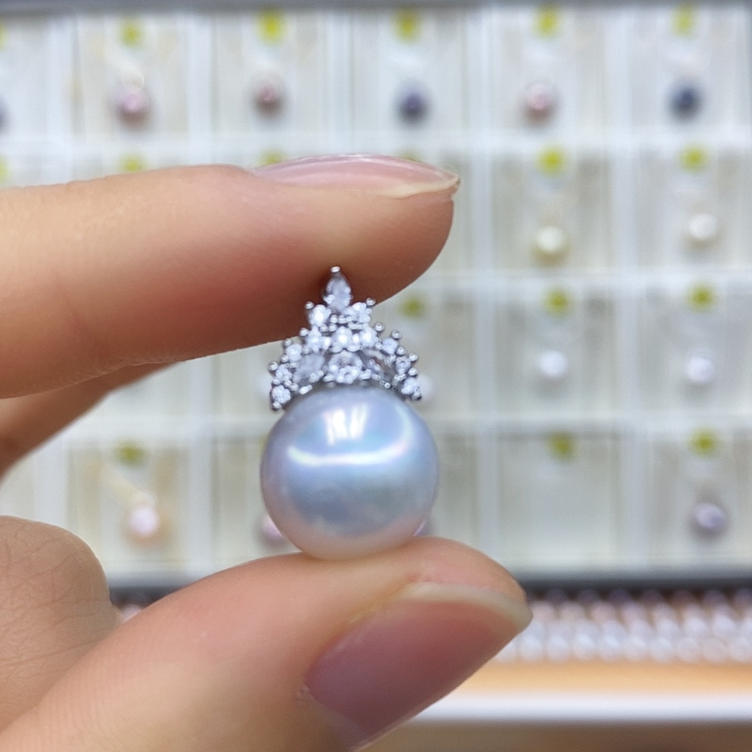 未镶嵌淡水珍珠吊坠(赠链)