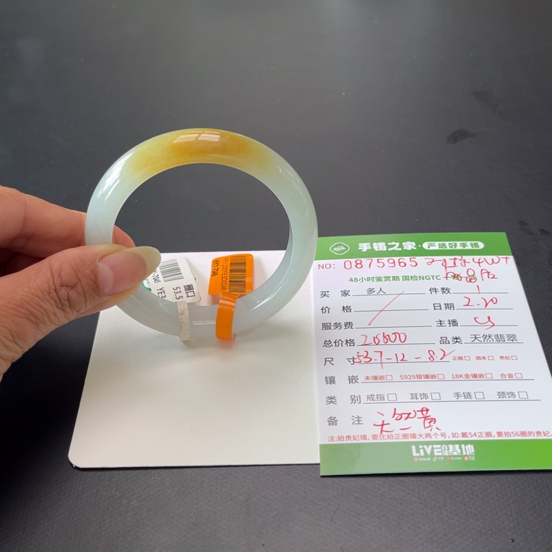 翡翠手镯未镶嵌多人