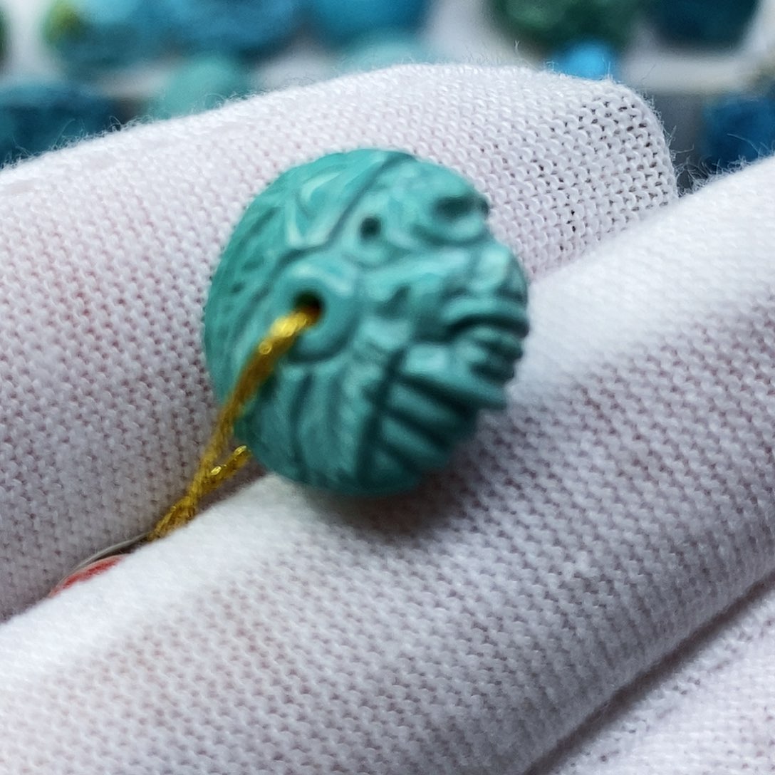 绿松石未镶嵌天然原矿地大质检 抖音基地顺丰发货