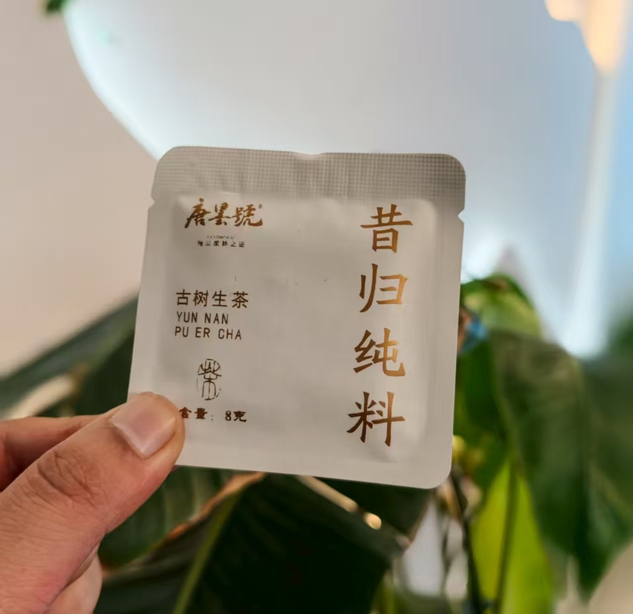昔归纯料8克1泡