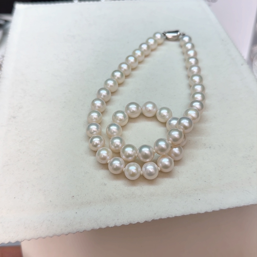 【闪购商品】淡水珍珠银S925镶嵌项链