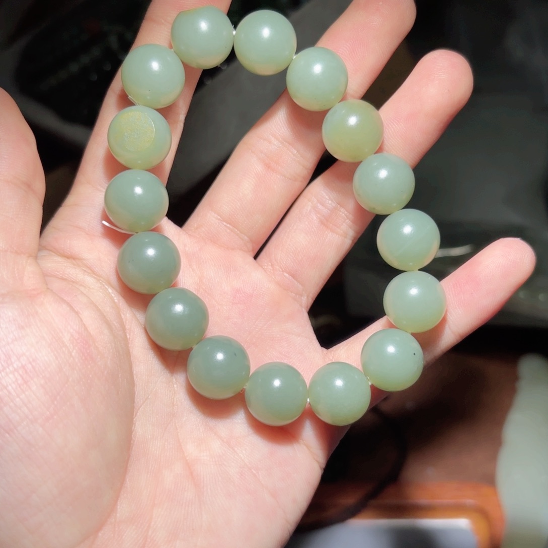 和田玉手链未镶嵌