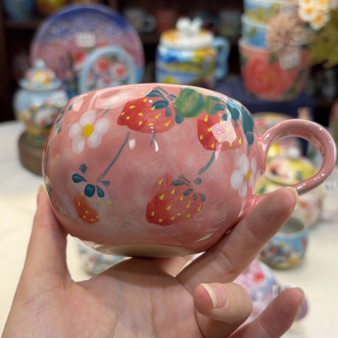 景德镇手绘高温釉下彩陶瓷茶具