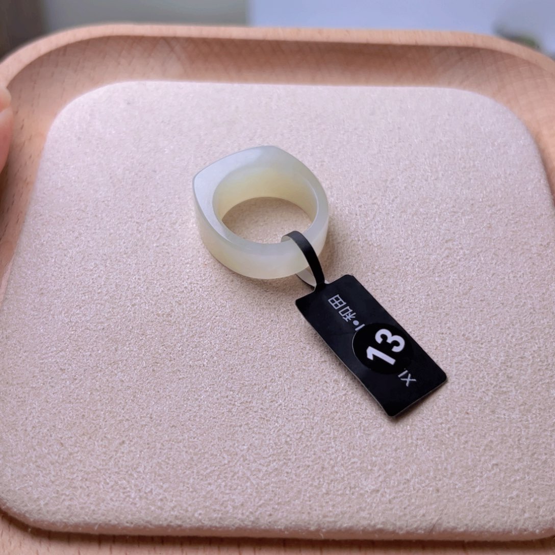 和田玉戒指未镶嵌2**7