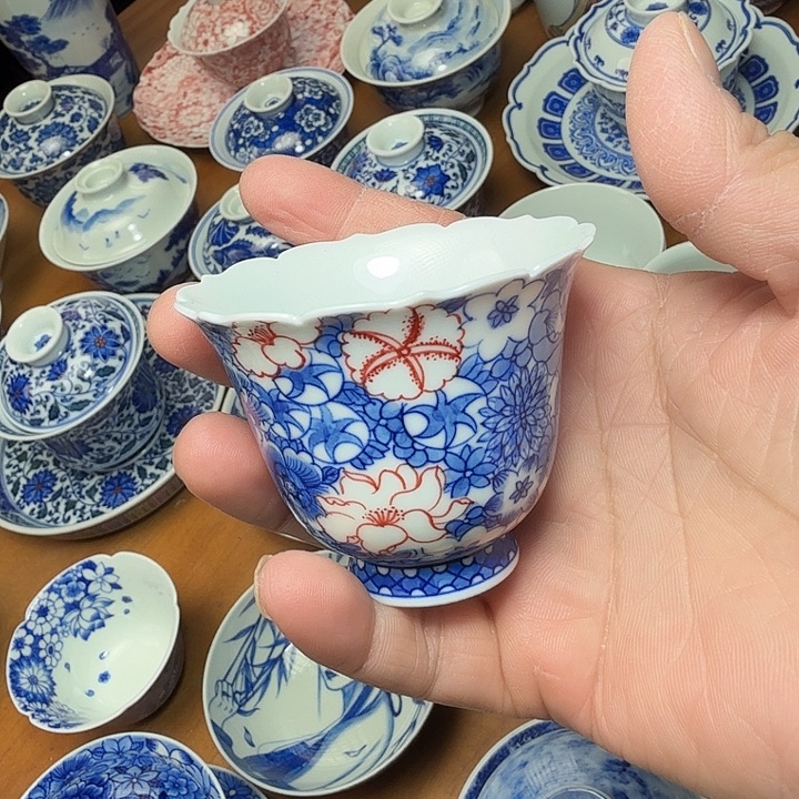 手绘万花花口杯福利款