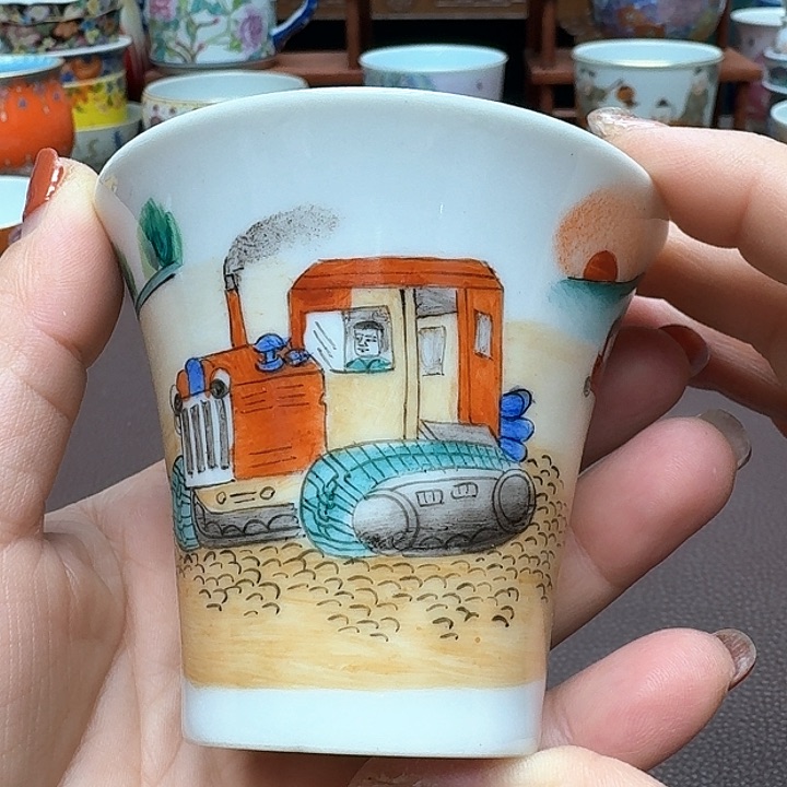 瓷片景德镇仿古手工制作精品展示