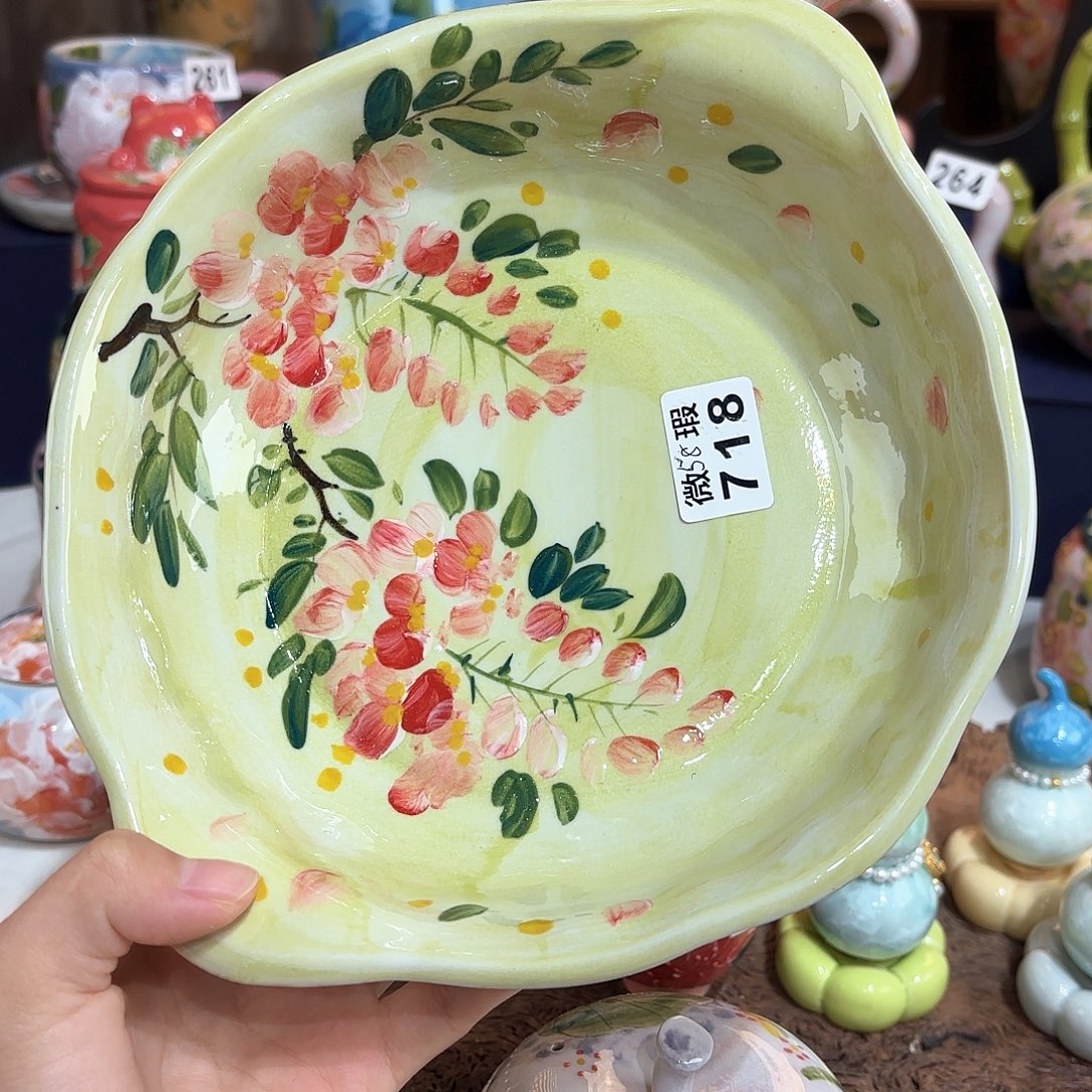 景德镇手绘高温釉下彩陶瓷茶具