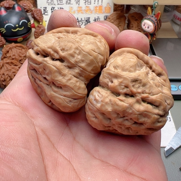 把件文玩核桃43尺蛤蟆头