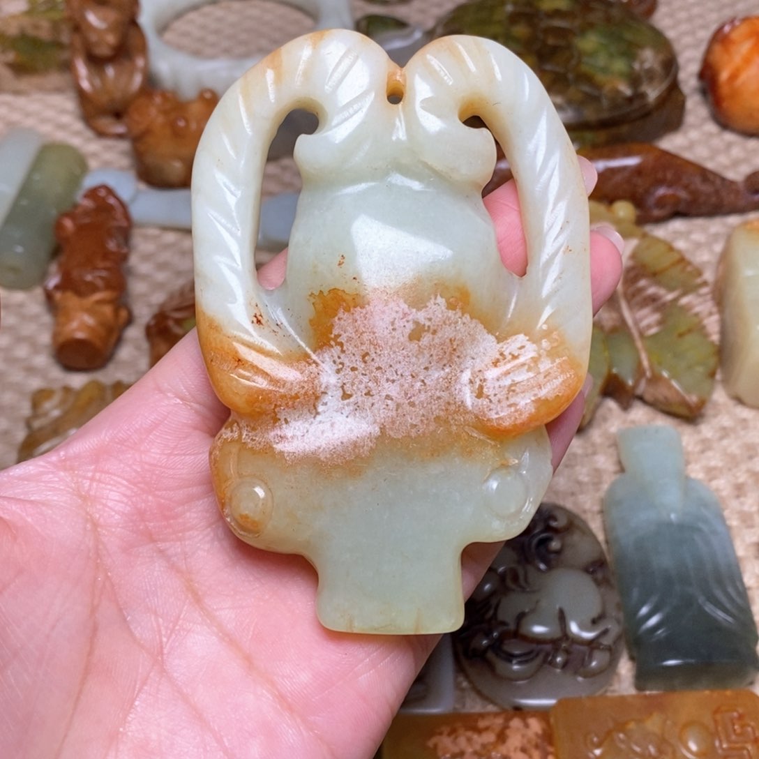 白玉菩提吊坠白玉菩提白玉菩提摆件